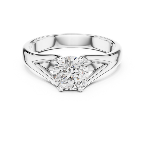 Julie - Split Shank Cathedral Setting