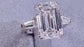 11tcw Emerald Cut Three-Stone Lab Diamond, IGI Certified